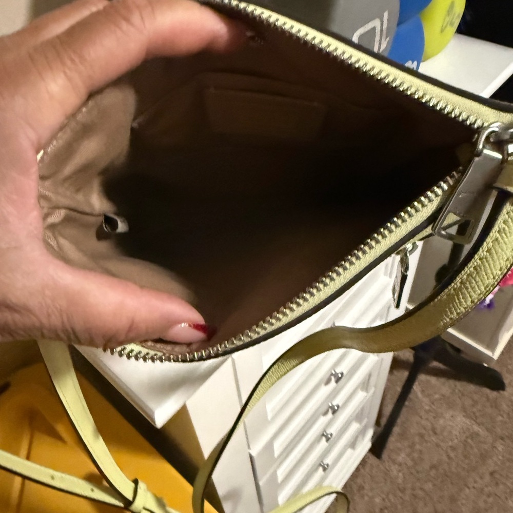 Coach Pale green Crossbody Bag Structured Design - Picture 3 of 5